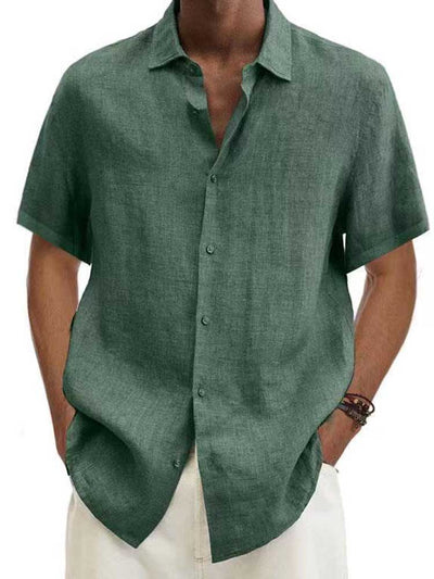 Chemise d'été décontractée pour hommes | Manches courtes