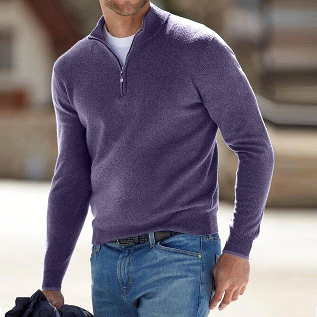 Chandail zippé pour hommes | Chaud