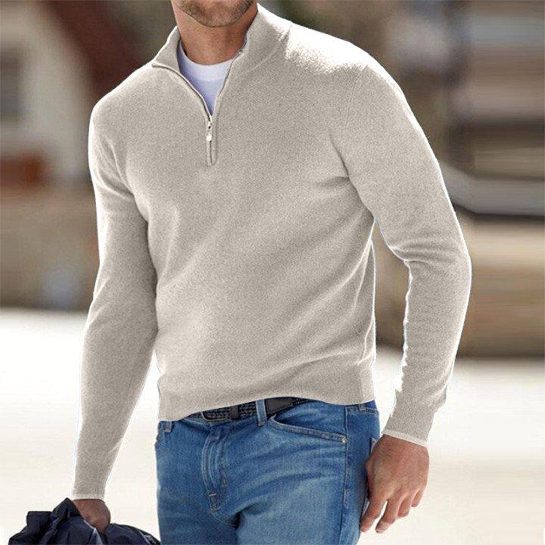 Chandail zippé pour hommes | Chaud