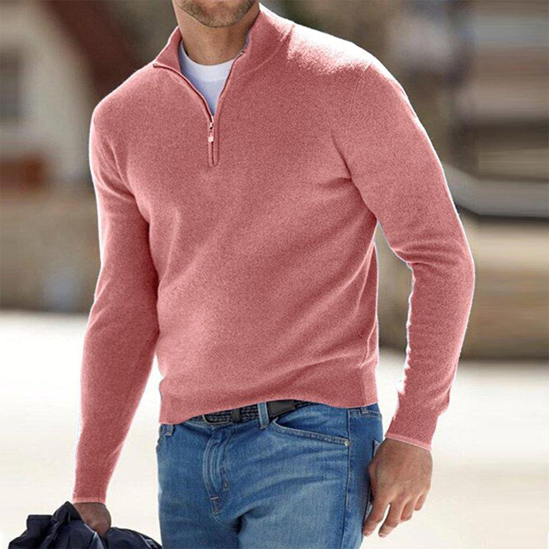 Chandail zippé pour hommes | Chaud
