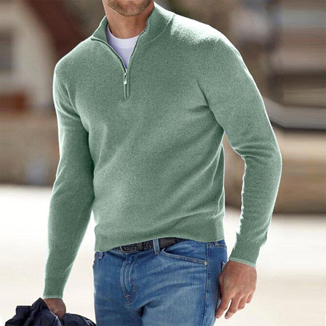 Chandail zippé pour hommes | Chaud