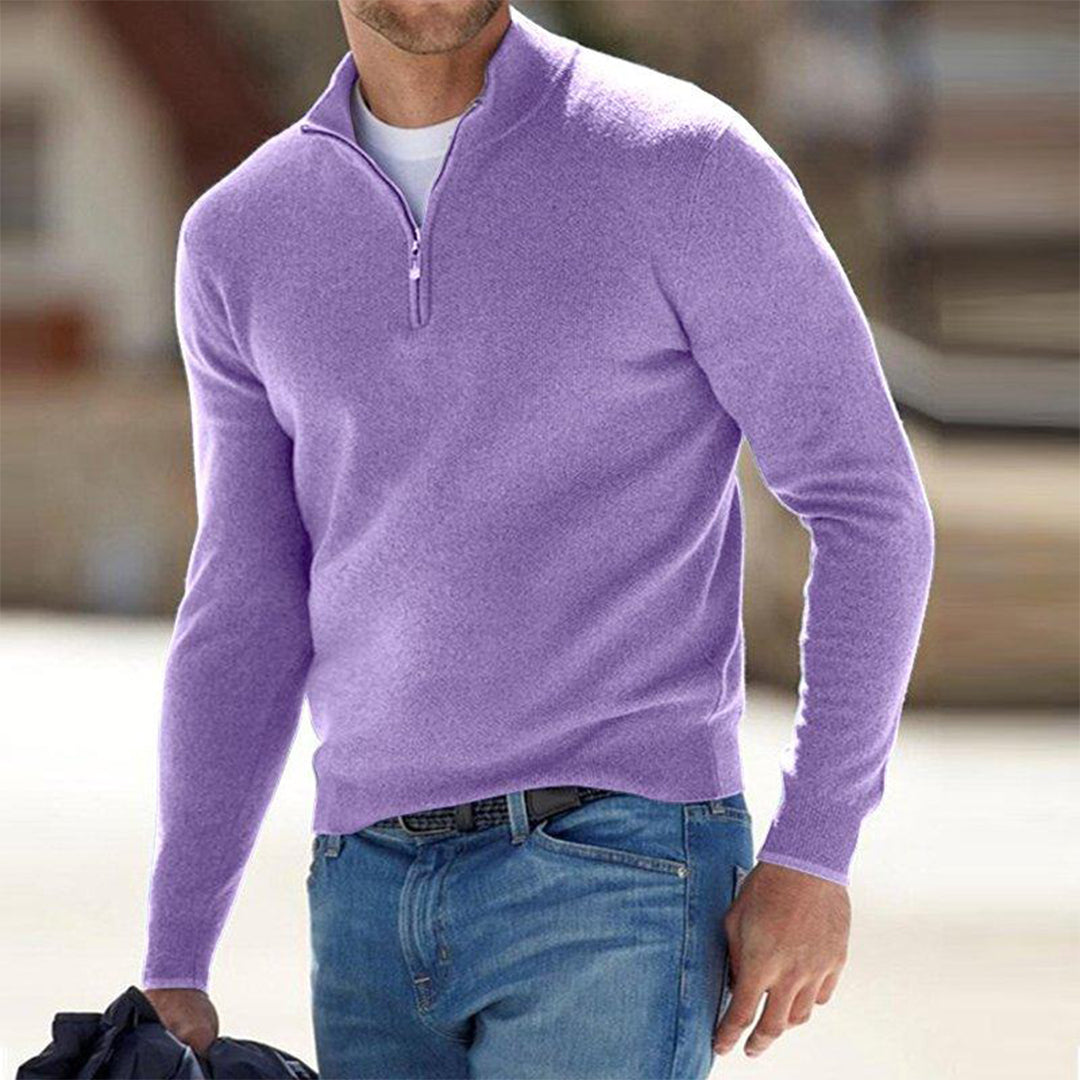 Chandail zippé pour hommes | Chaud