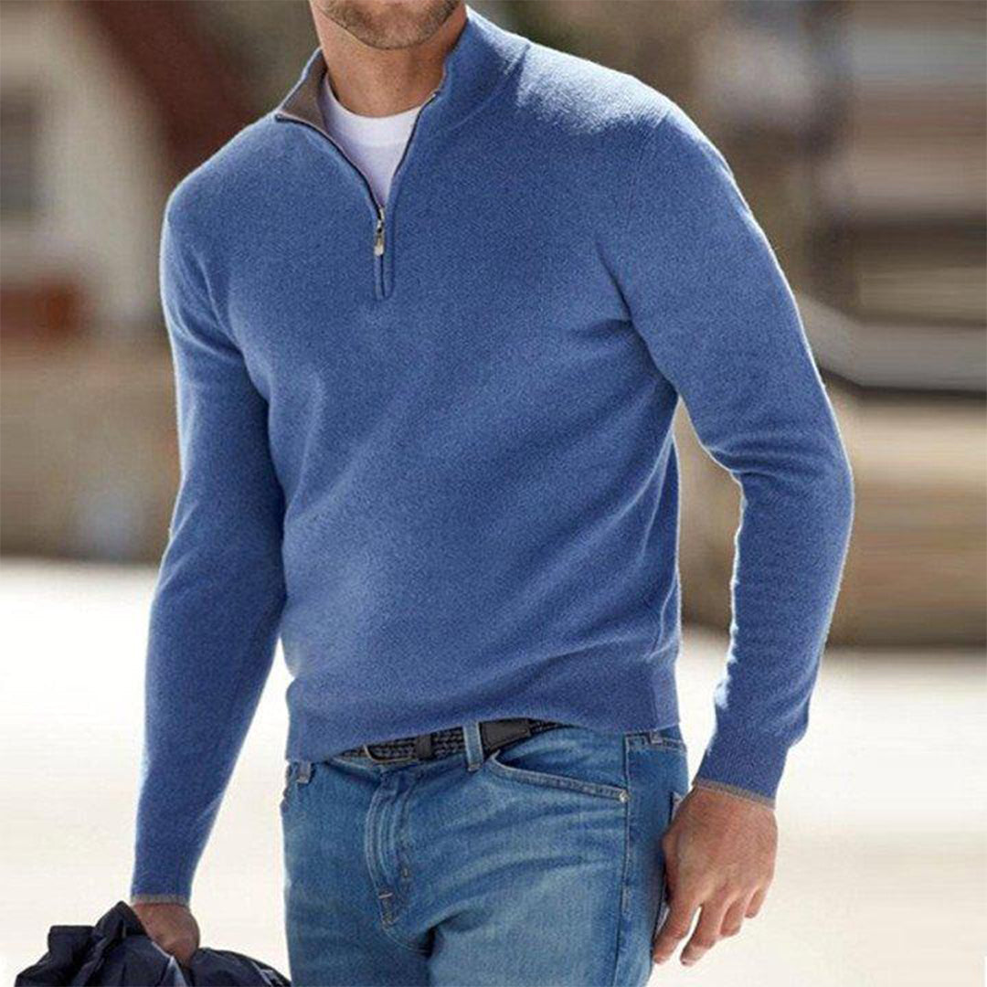 Chandail zippé pour hommes | Chaud