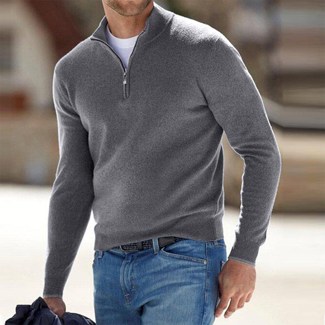 Chandail zippé pour hommes | Chaud