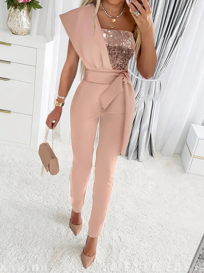 Combinaison à paillettes glamour pour femmes | Bodycon