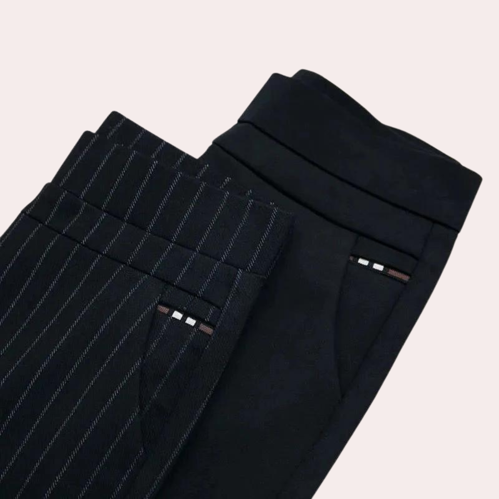 Pantalon extensible à confort optimal pour femmes | Taille haute