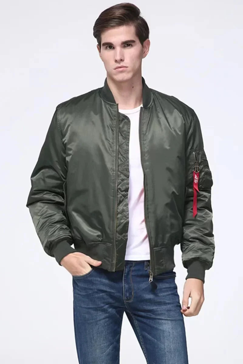 Veste bombardier unisexe en nylon | Imperméable