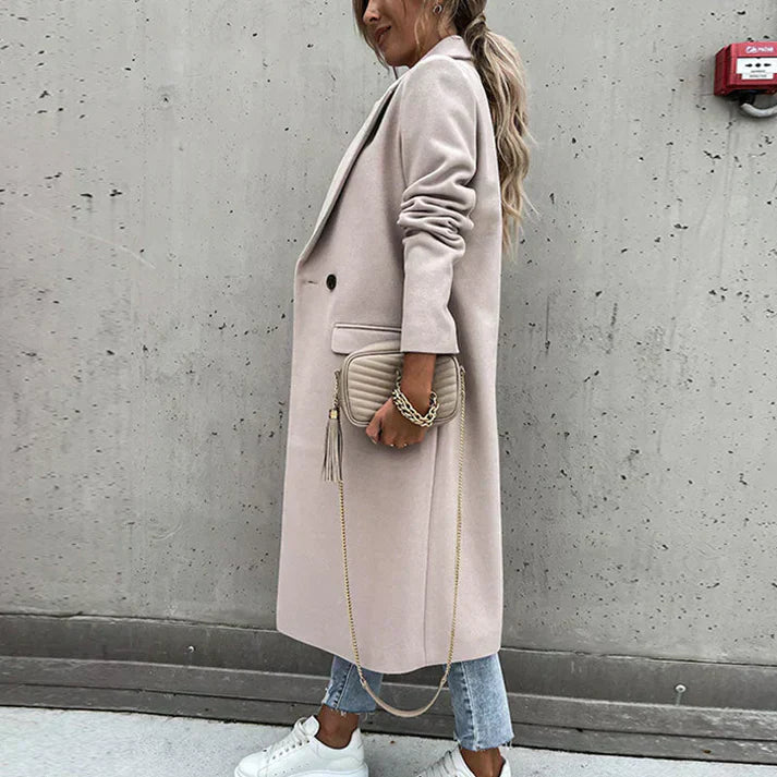 Marienne | Manteau de tweed pour femme | Longue