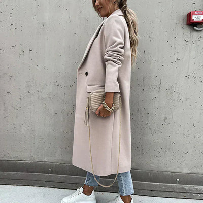 Marienne | Manteau de tweed pour femme | Longue