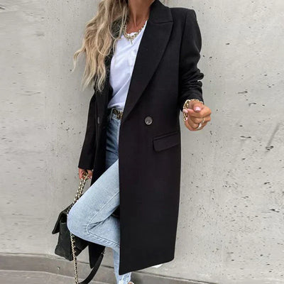 Marienne | Manteau de tweed pour femme | Longue