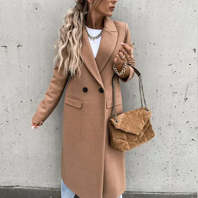 Marienne | Manteau de tweed pour femme | Longue