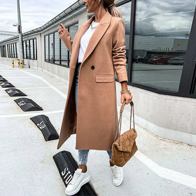Marienne | Manteau de tweed pour femme | Longue