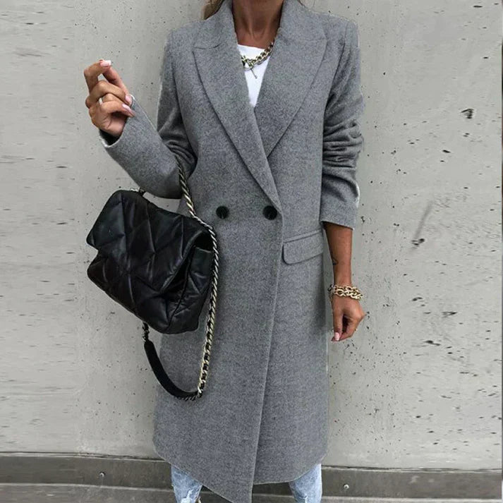 Marienne | Manteau de tweed pour femme | Longue