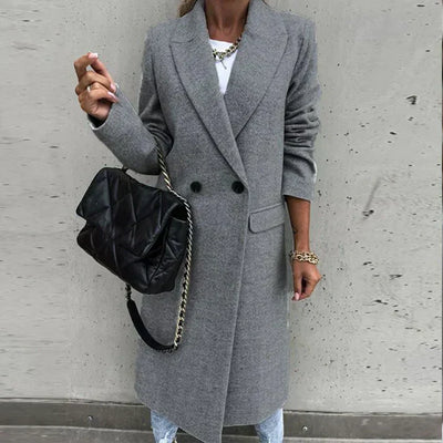 Marienne | Manteau de tweed pour femme | Longue