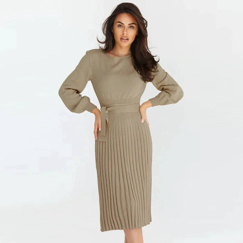 Robe tricotée femme | Midi