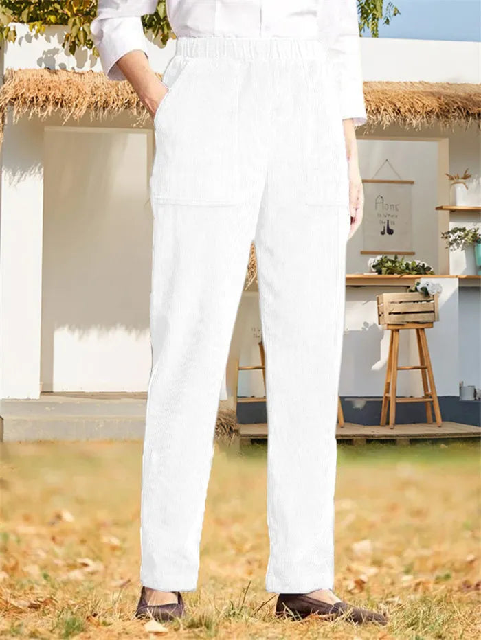 Pantalon taille élastique pour femme | Travail