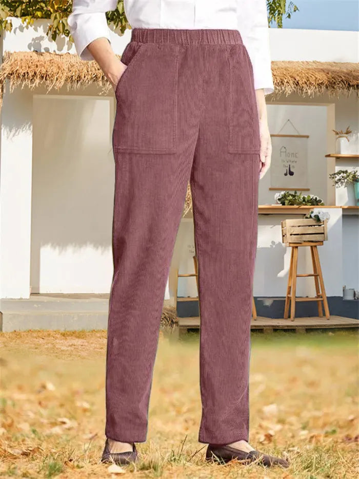 Pantalon taille élastique pour femme | Travail