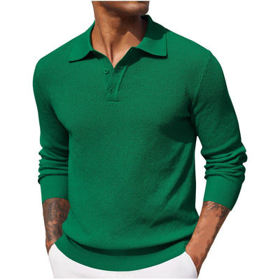 Polo respirant pour hommes | Manches longues