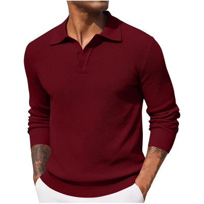 Polo respirant pour hommes | Manches longues