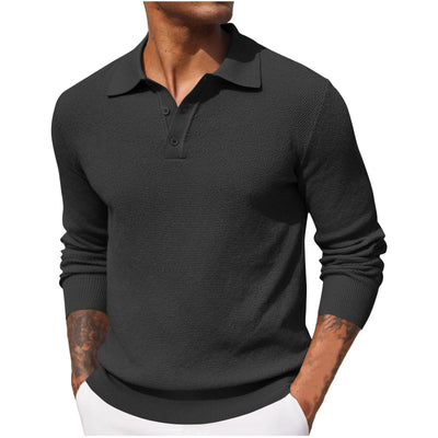 Polo respirant pour hommes | Manches longues