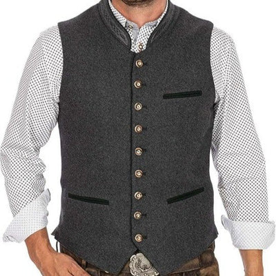 Gilet traditionnel pour hommes | Sans manches