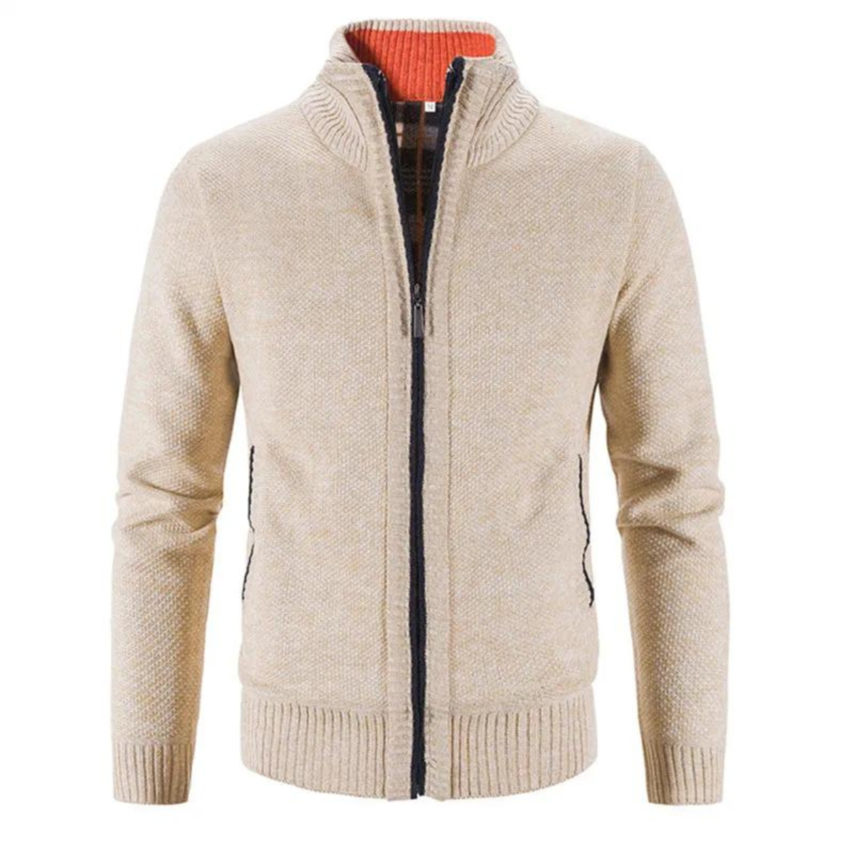 Jameson | Cardigan zippé pour hommes | Chaud