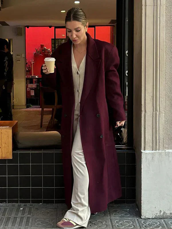 Manteau long élégant pour femme | Hiver