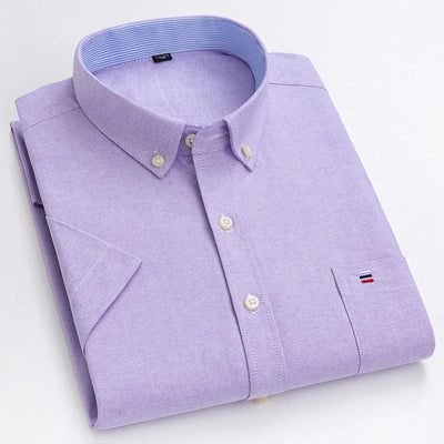 Chemise boutonnée pour hommes | Manches courtes