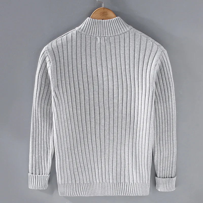 Cardigan en laine Shetland pour homme | Chaud