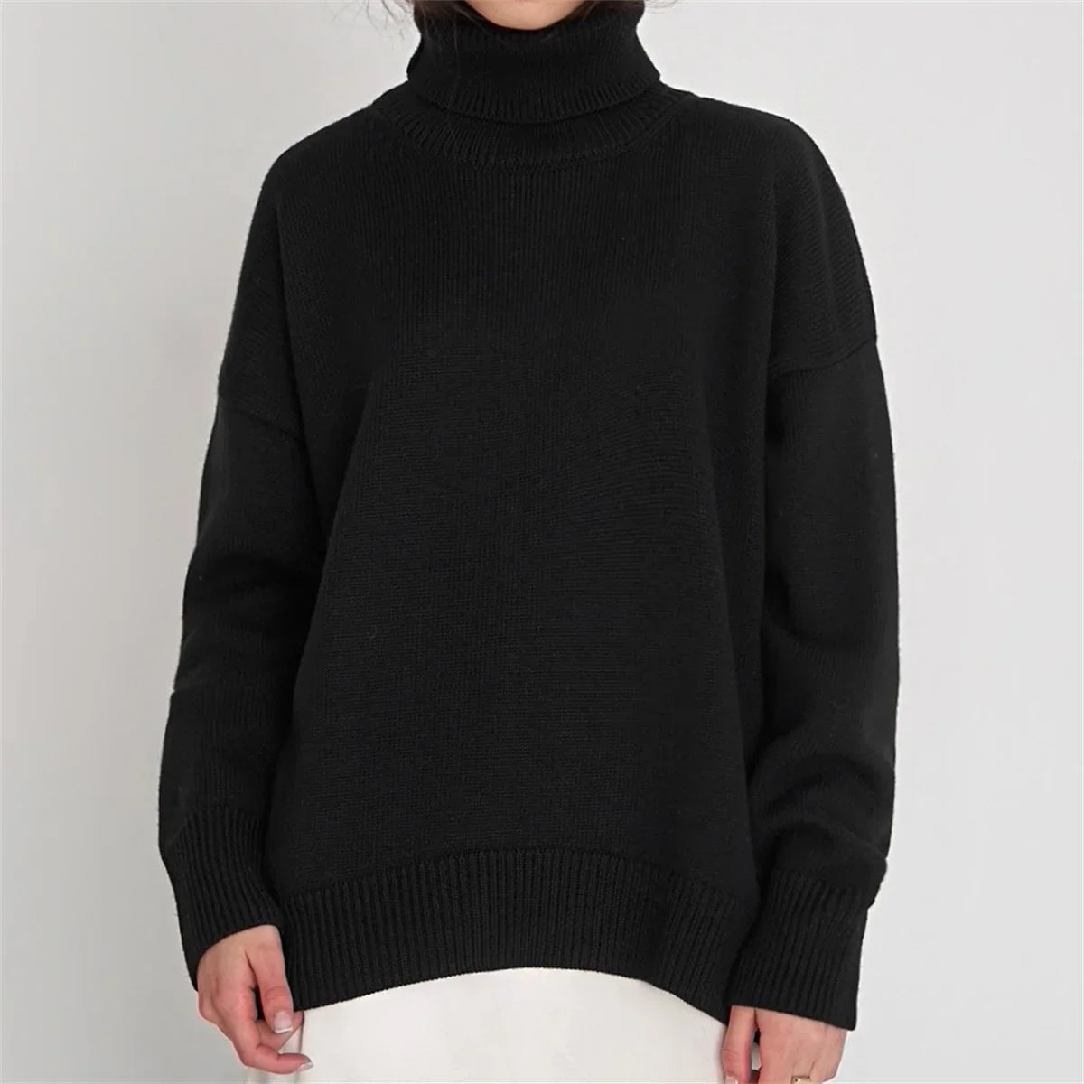 Agnes | Pull à col roulé pour femme | Chaud