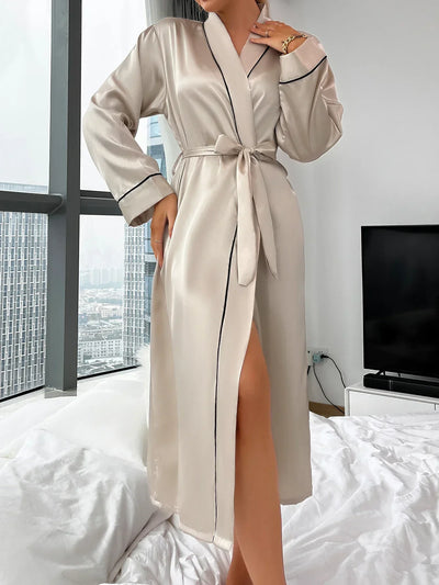 Vêtements de nuit en soie classique pour femmes | Confort