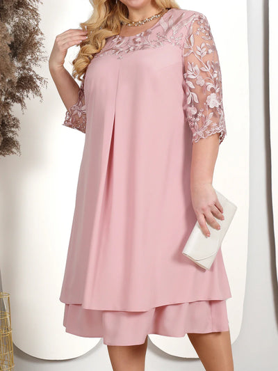 Robe de banquet taille plus pour femmes | Midi