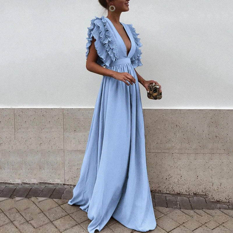 Robe élégante et décontractée pour femmes | Maxi
