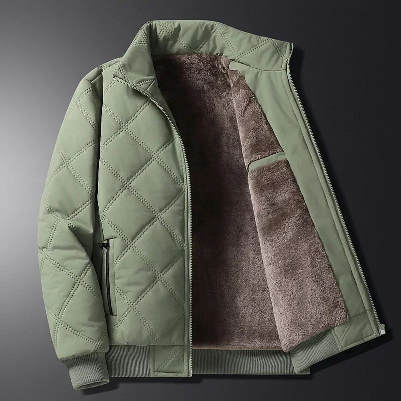 Manteau d'hiver élégant pour hommes | Chaud