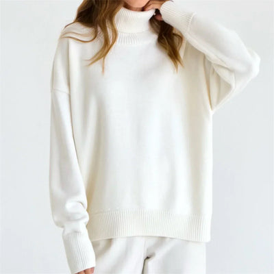 Agnes | Pull à col roulé pour femme | Chaud