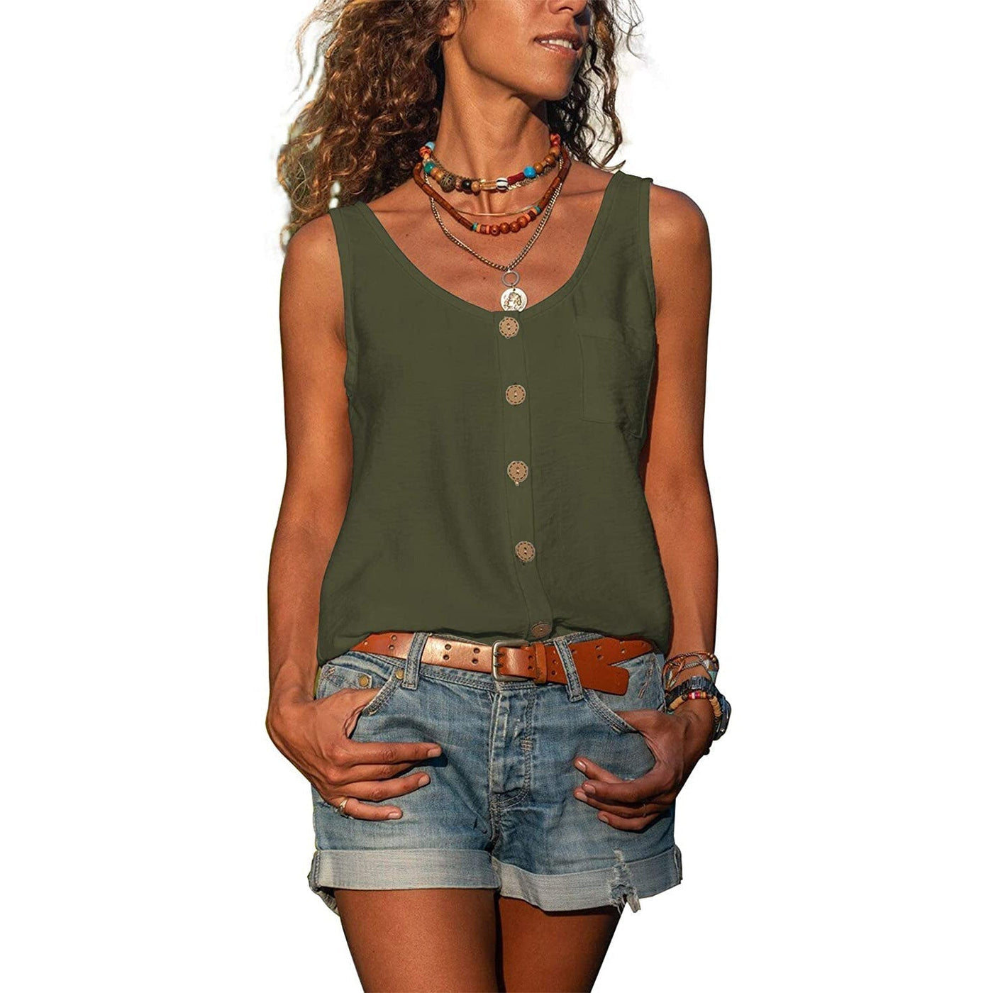 Débardeur femme Ibiza-Style | Manches courtes