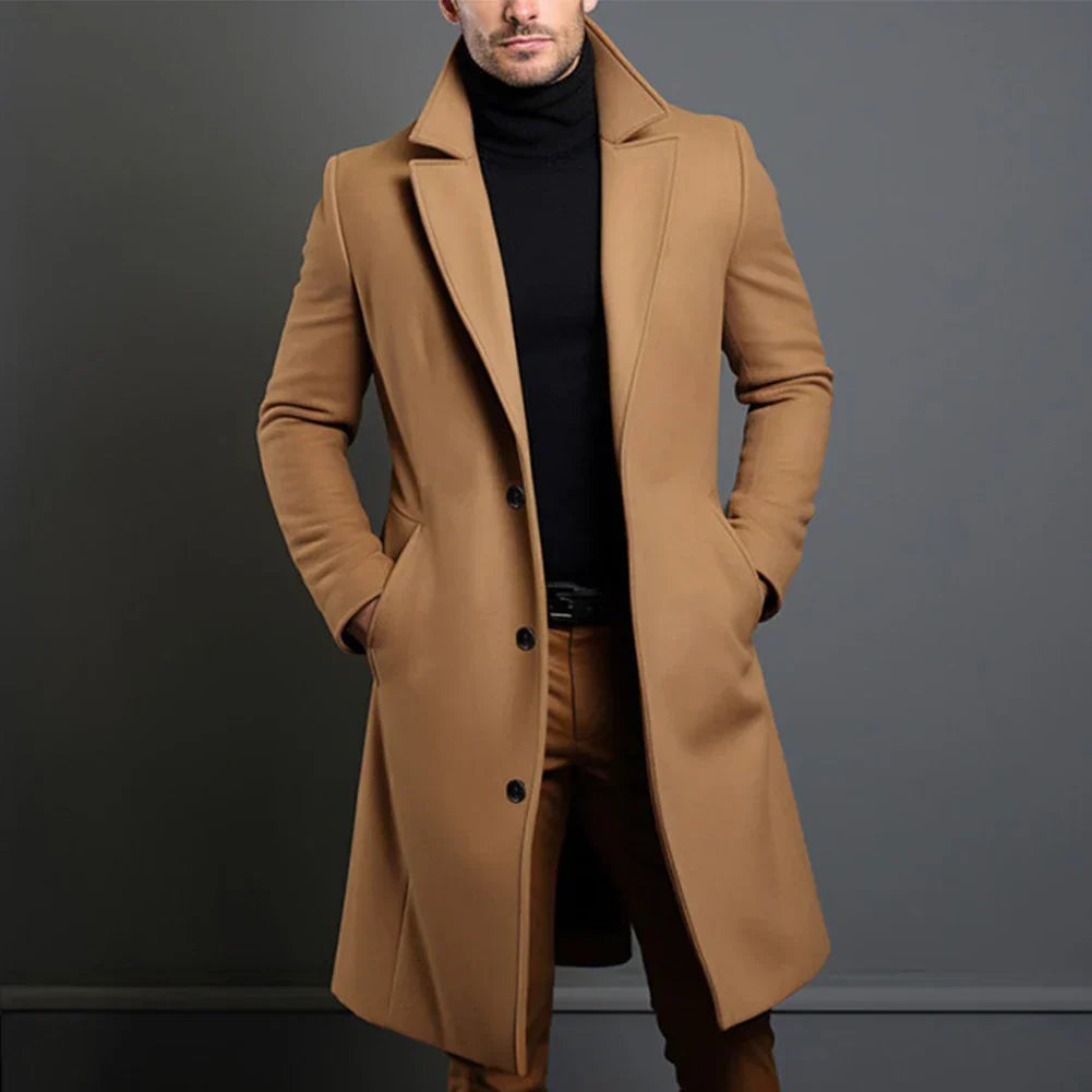 Preston | Hommes Manteau élégant | Longue