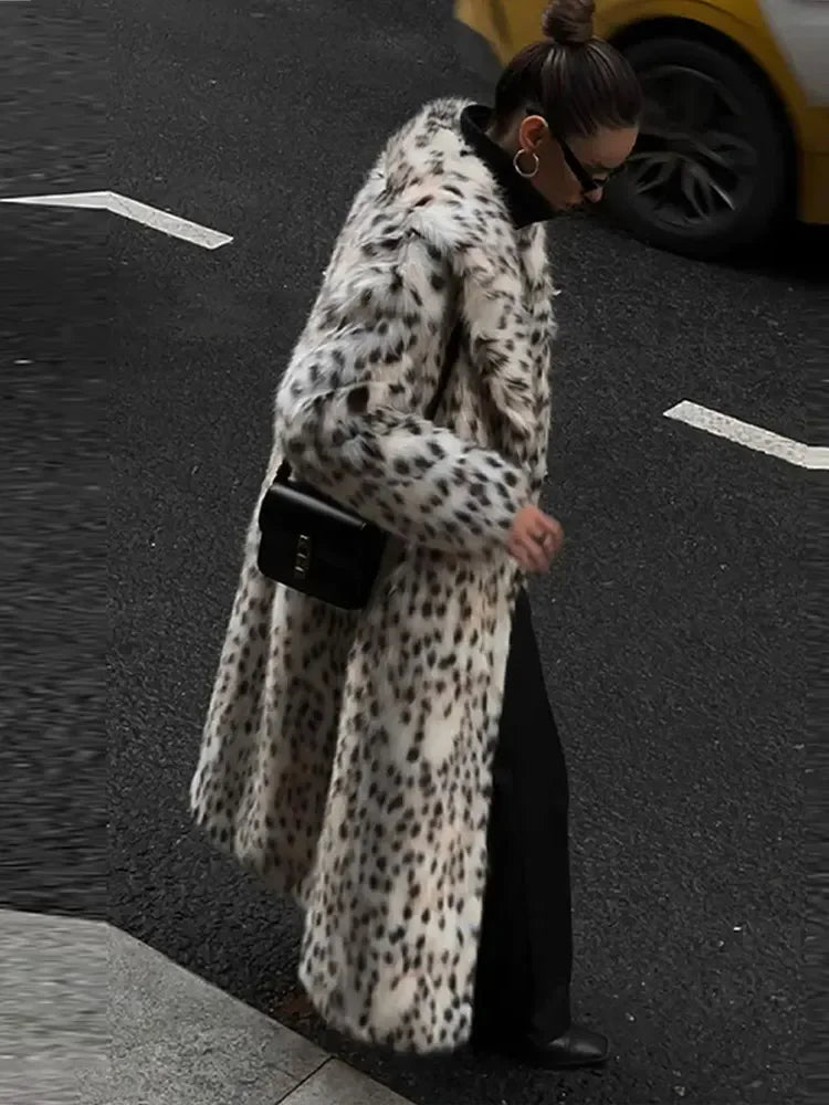 Trench-coat femme imprimé léopard | Hiver