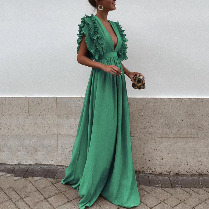 Robe élégante et décontractée pour femmes | Maxi