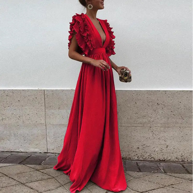 Robe élégante et décontractée pour femmes | Maxi
