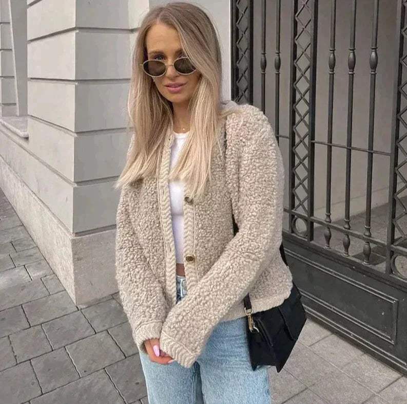 Cardigan Teddy Femme | Chaud