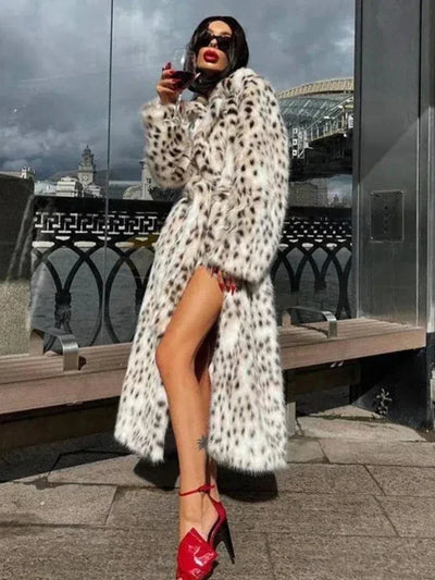 Trench-coat femme imprimé léopard | Hiver
