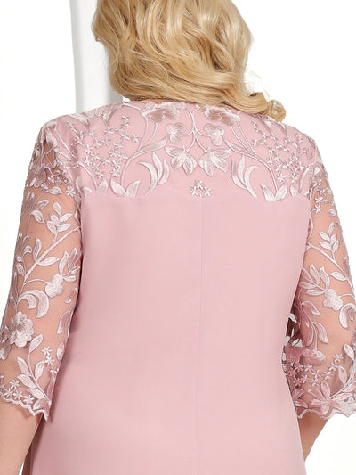 Robe de banquet taille plus pour femmes | Midi