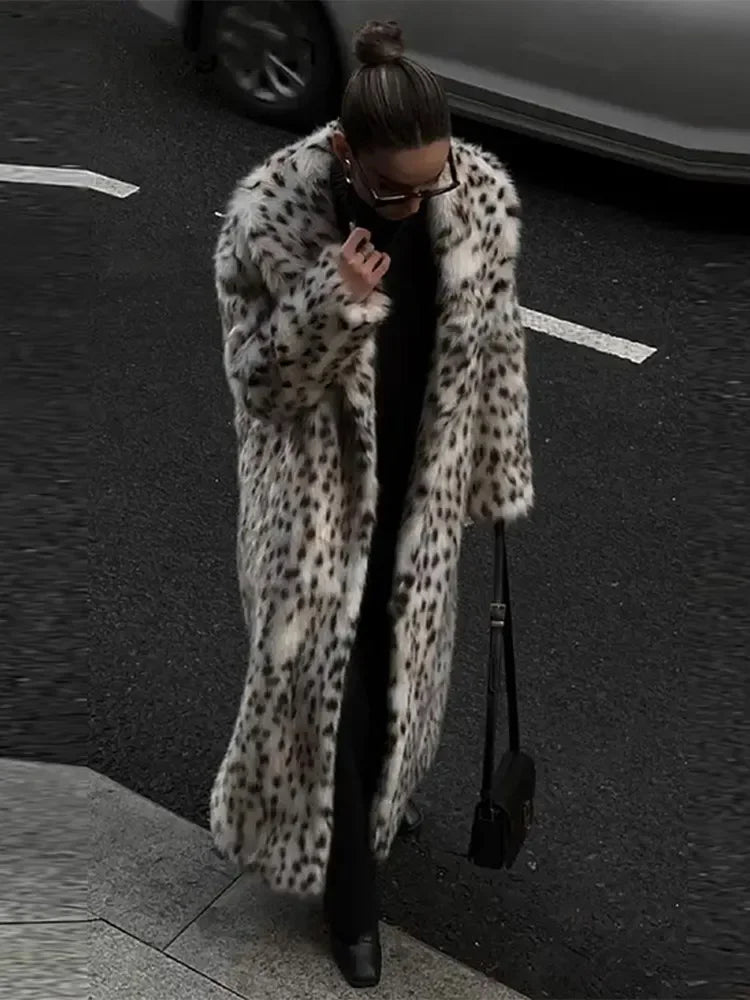 Trench-coat femme imprimé léopard | Hiver