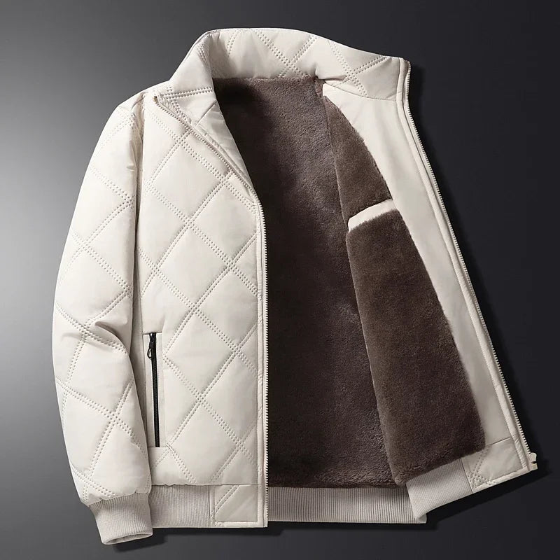 Manteau d'hiver élégant pour hommes | Chaud
