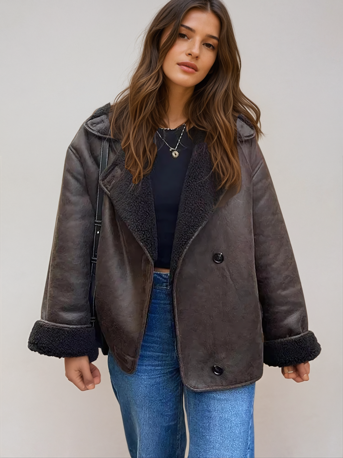 Renée | Manteau réversible pour femme | Chaud