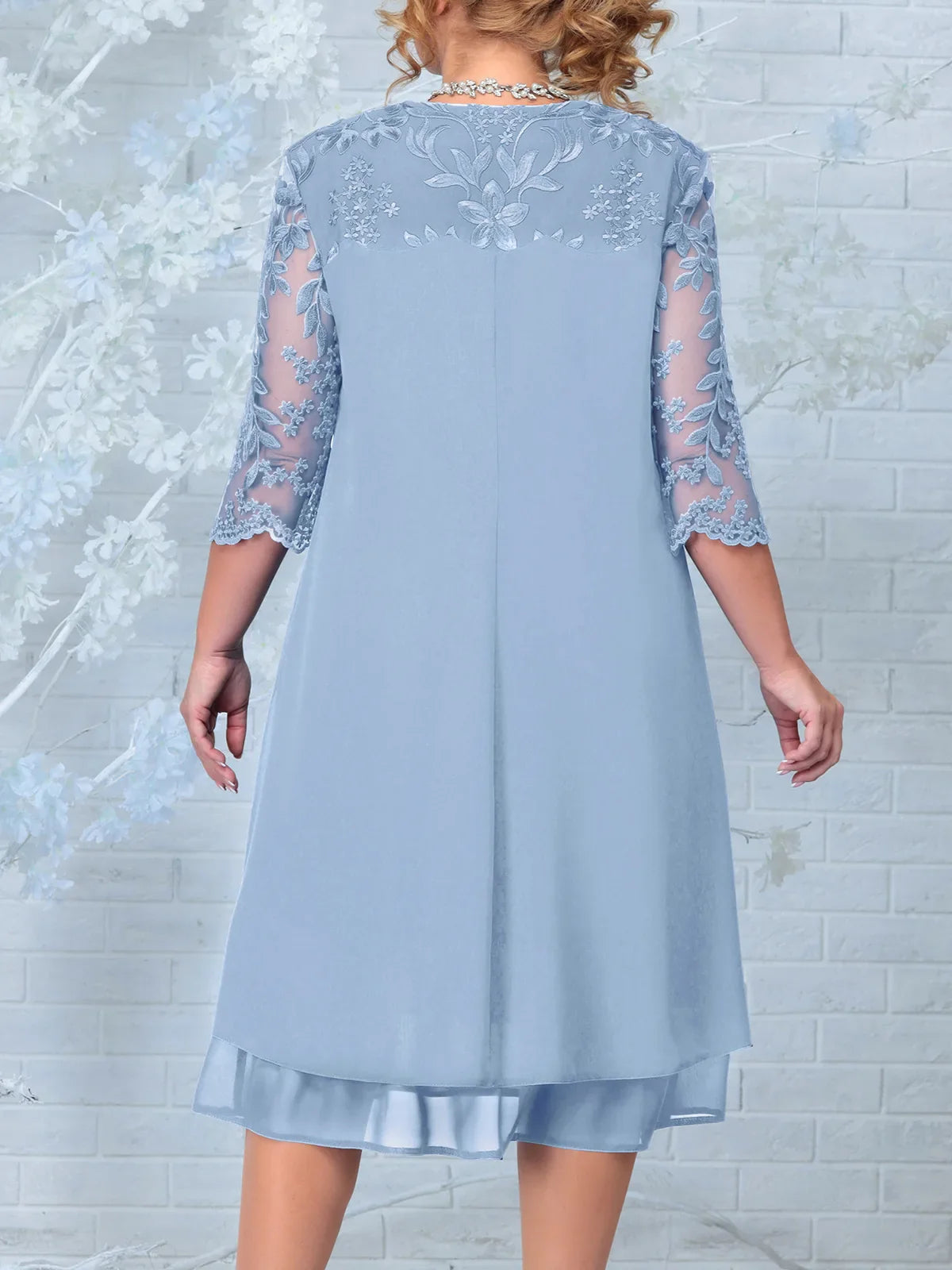 Robe de banquet taille plus pour femmes | Midi