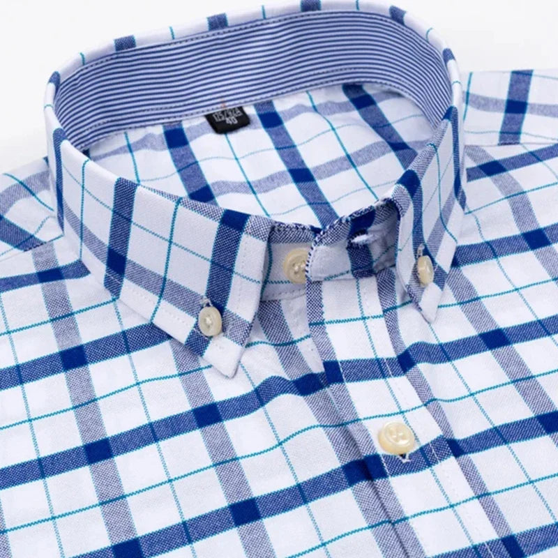 Chemise boutonnée pour hommes | Manches courtes