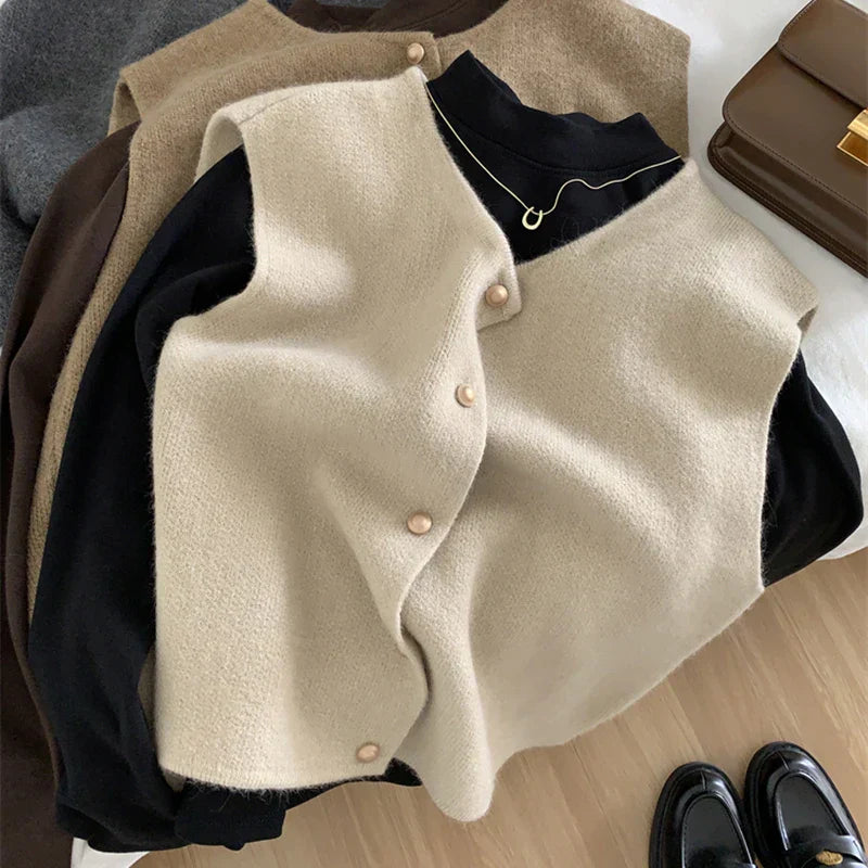 Holly | Gilet polyvalent en tricot pour femmes | Chaud