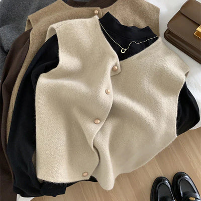 Holly | Gilet polyvalent en tricot pour femmes | Chaud